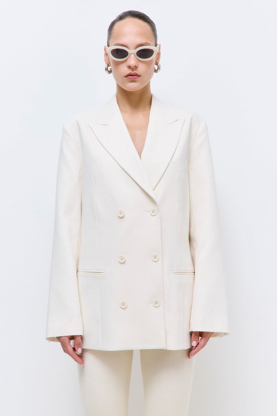 Oversized Double Breasted Daddy Blazer - Dé Rococo