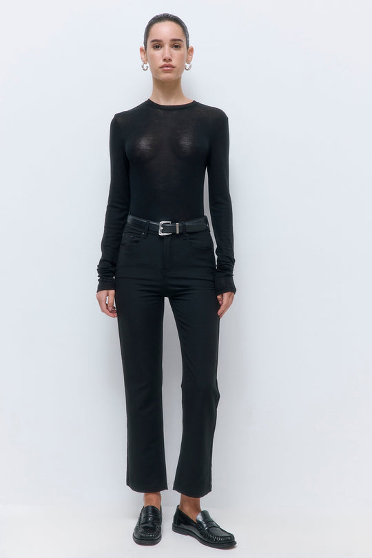 Fitted Thin Wool Long Sleeve - Dé Rococo
