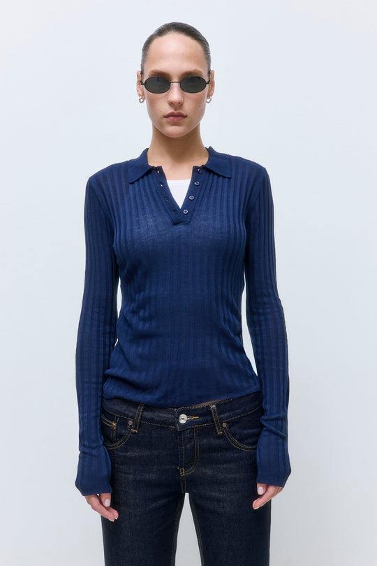 Wide Rib Polo - Dé Rococo