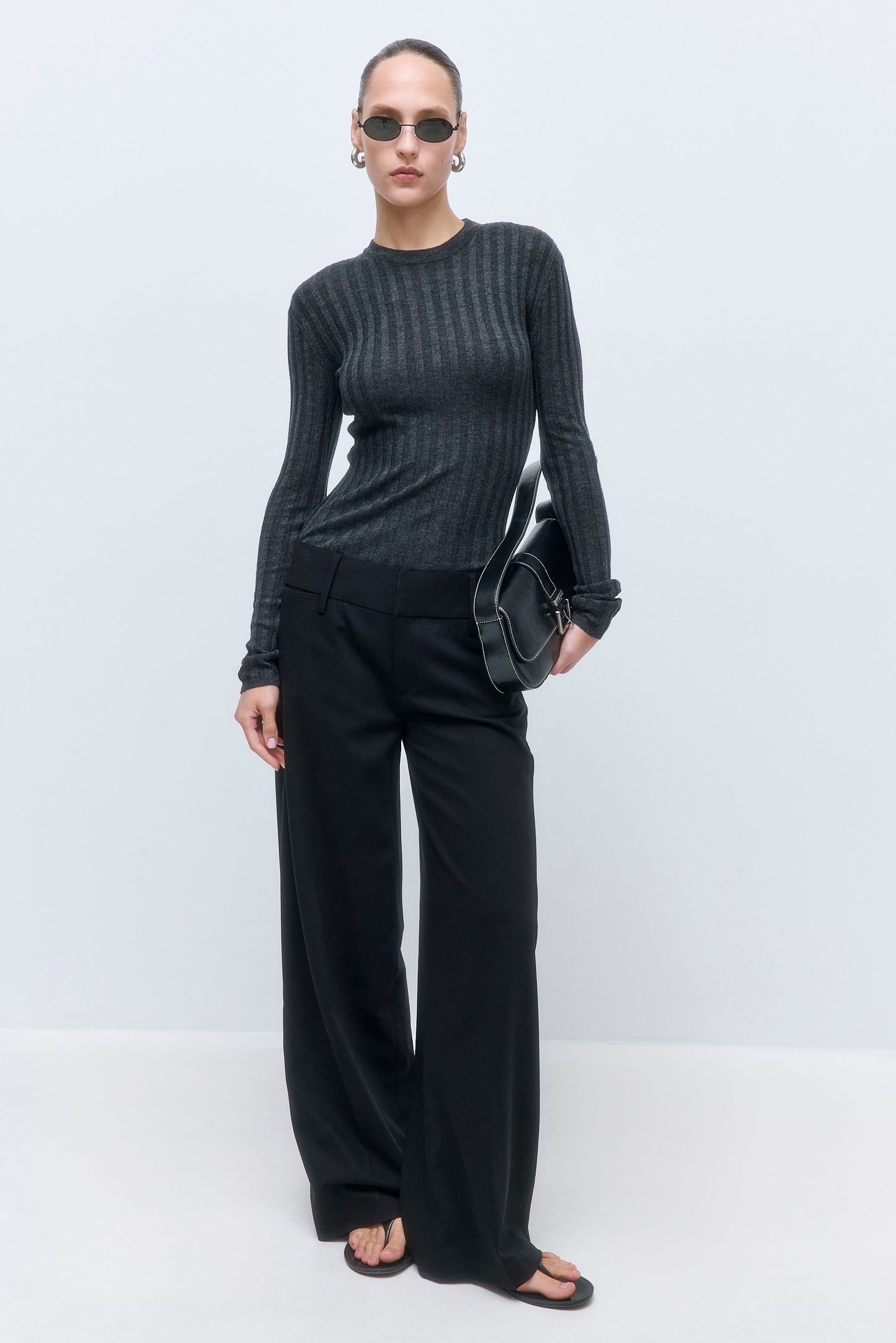 Wide Belt Daddy Pants