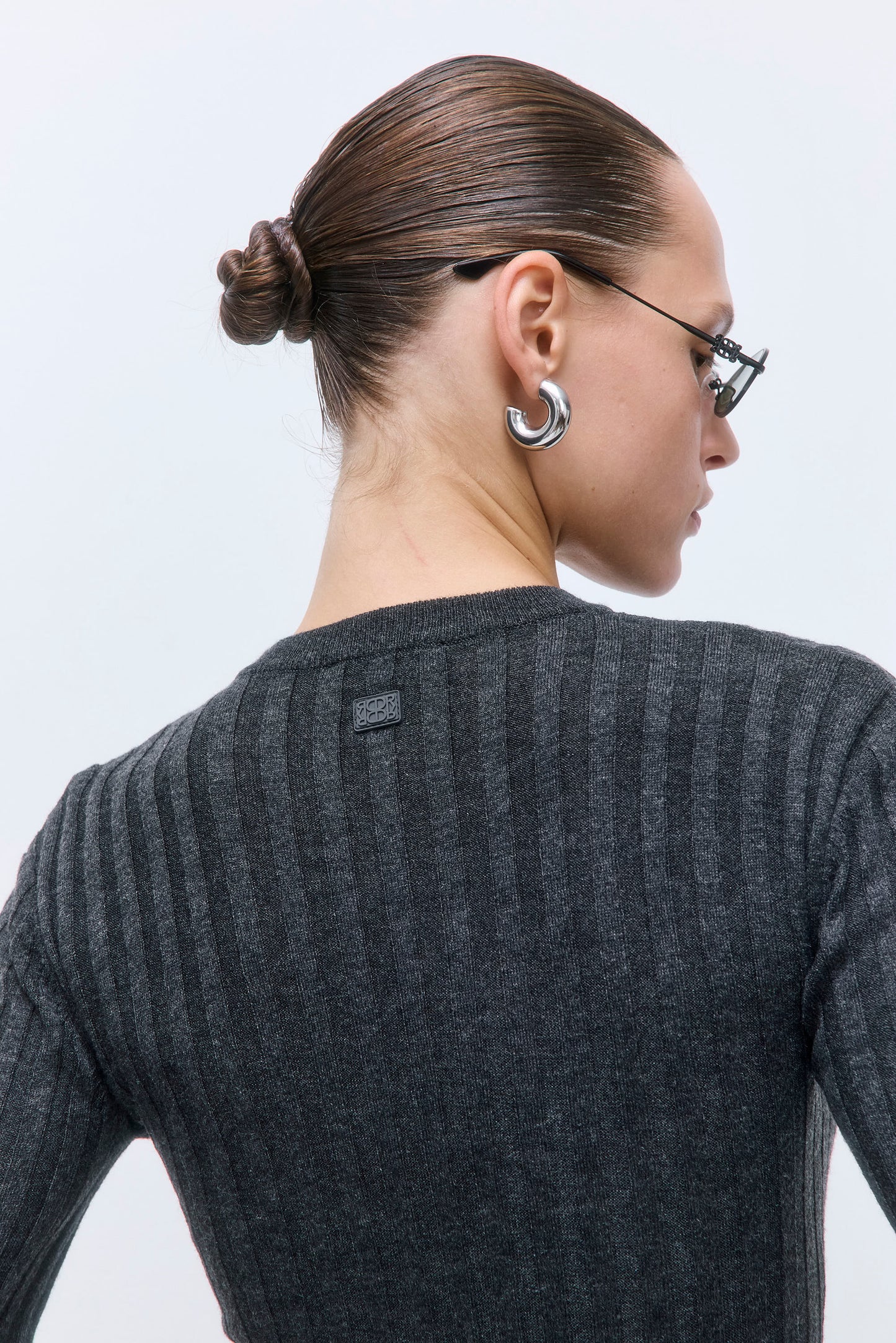 Soft Ribbed Crew Neck