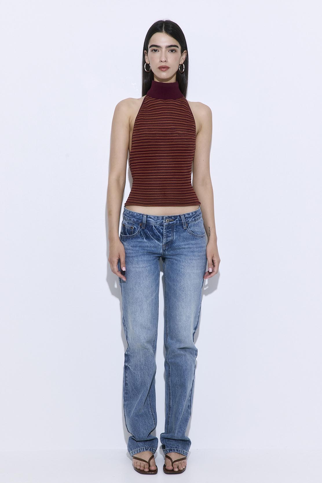 Crochet Turtle Neck Top