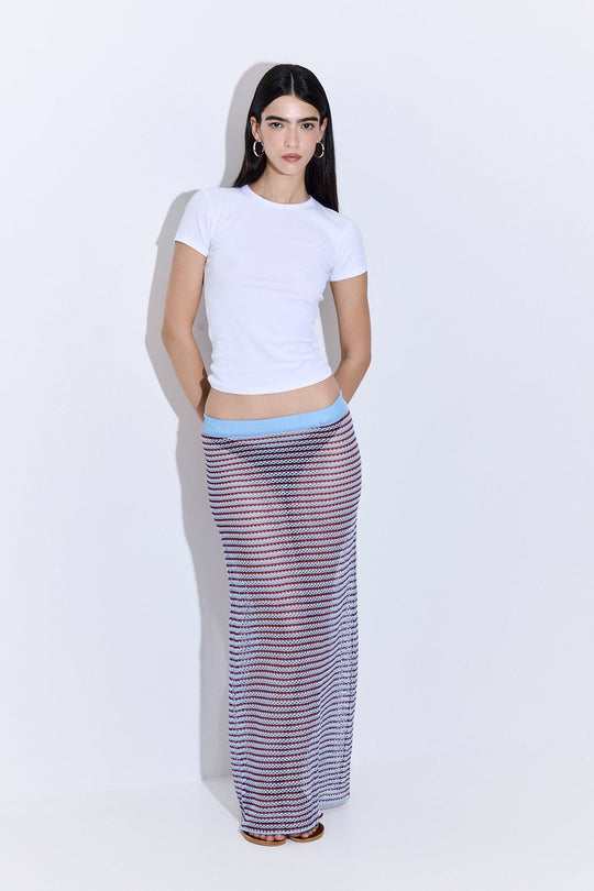 Crochet Maxi Skirt - Dé Rococo