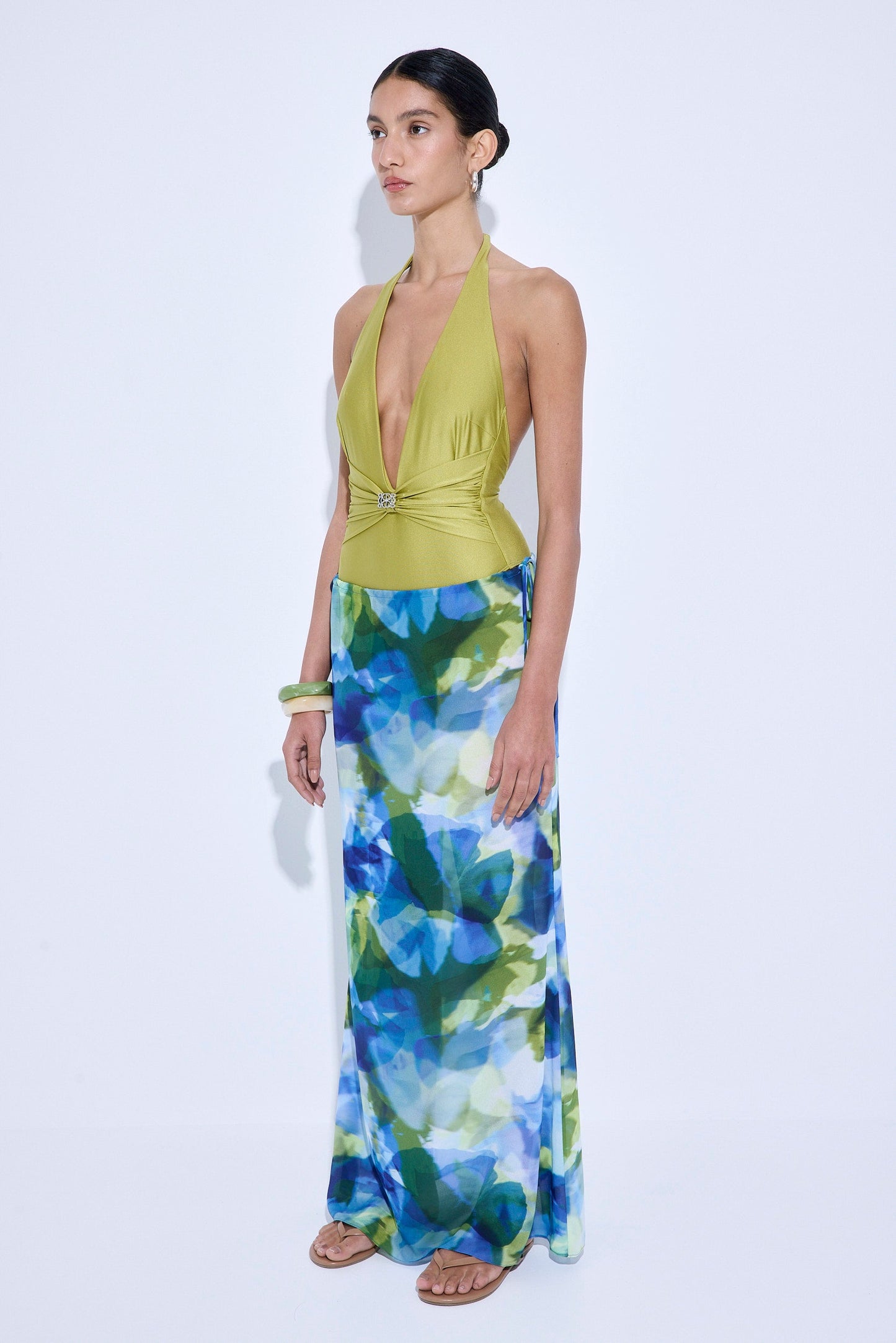 Semi Sheer Maxi Skirt