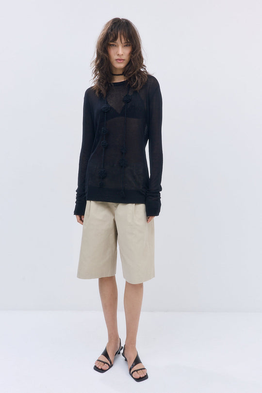 Semi Sheer Long Sleeve - Dé Rococo