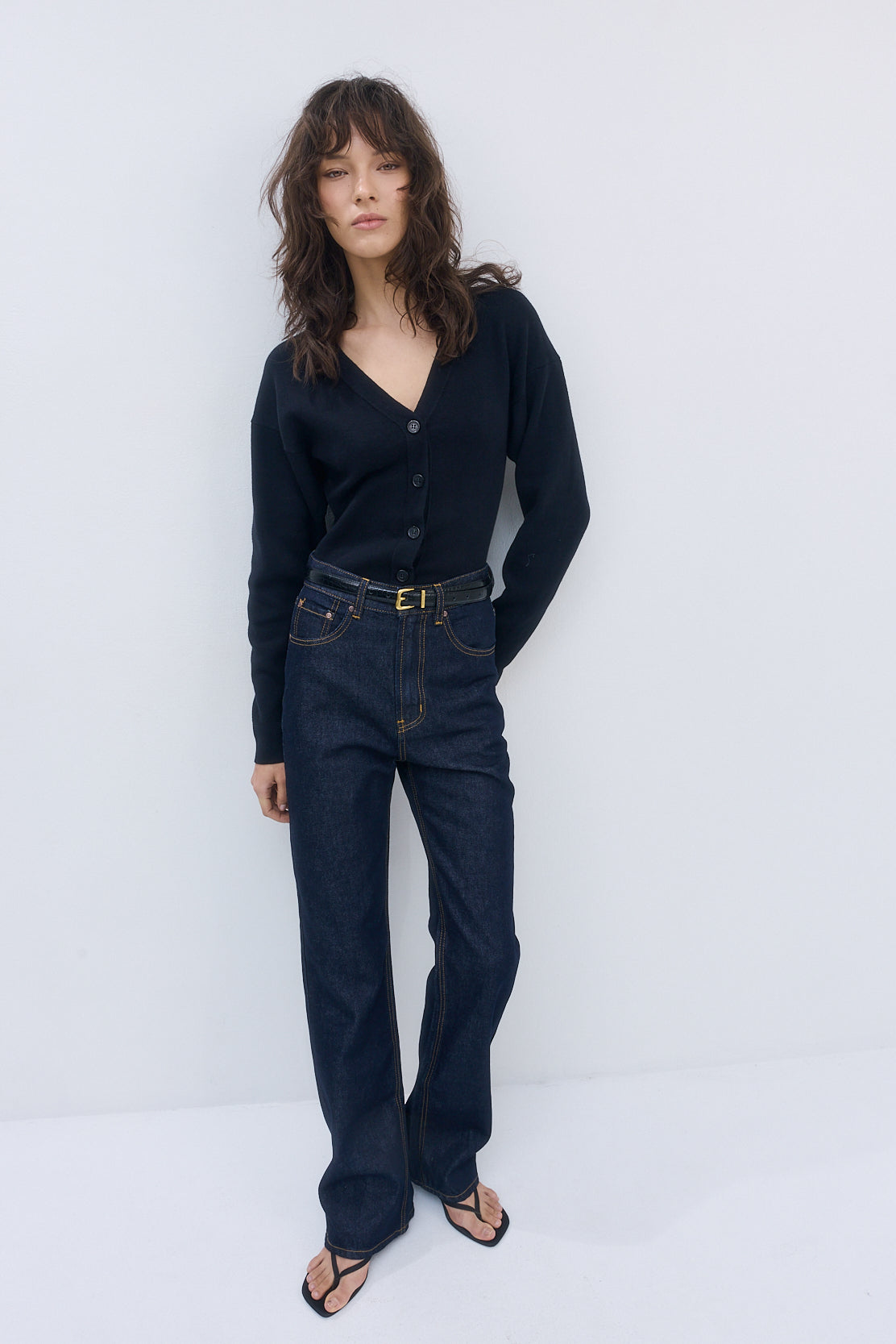 No.8| High Waisted Wide Leg Denim - Dé Rococo