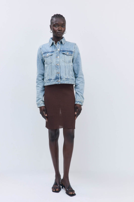 Fitted Denim Jacket - Dé Rococo