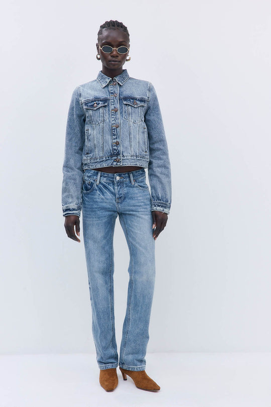 Fitted Denim Jacket - Dé Rococo