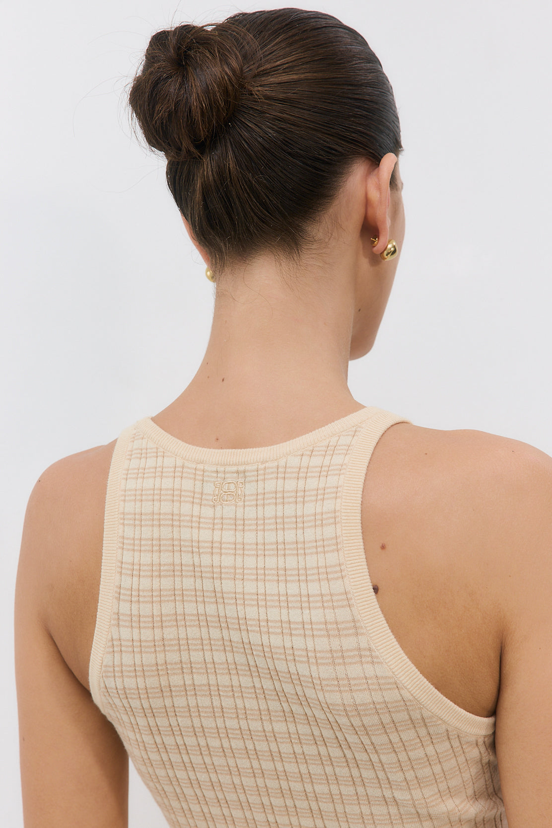 Ribbed Striped Tank Top