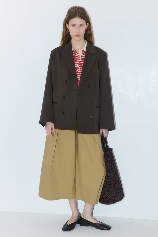 Oversized Double Breasted Daddy Blazer - Dé Rococo