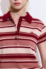 Short Sleeved Knitted Polo Shirt