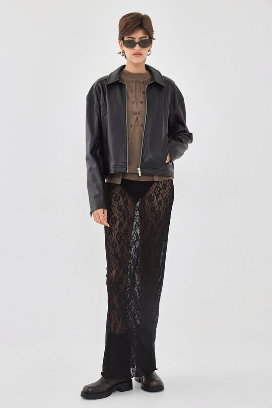 Vegan Leather Jacket - Dé Rococo