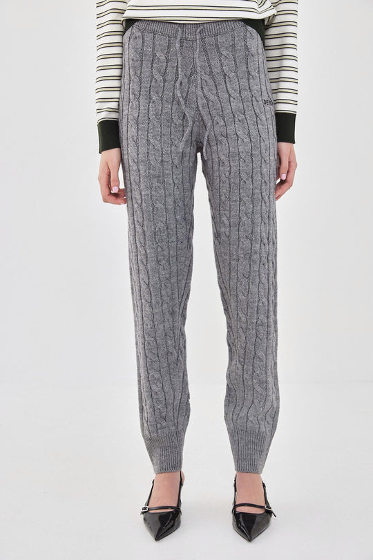 Cable-Knit Jogger - Dé Rococo