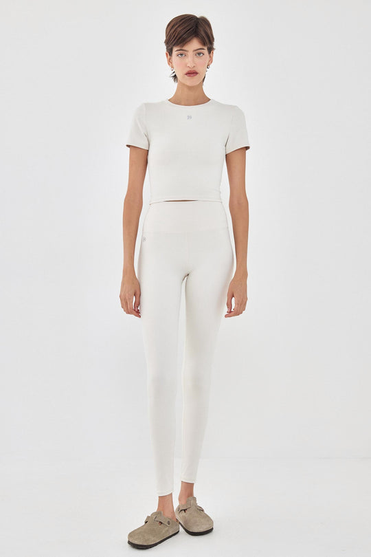 Dé Short Sleeved Cropped Top - Dé Rococo