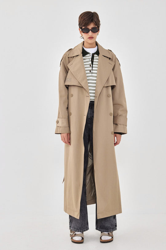 Double Breasted Trench Coat - Dé Rococo