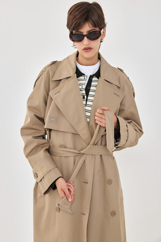 Double Breasted Trench Coat - Dé Rococo