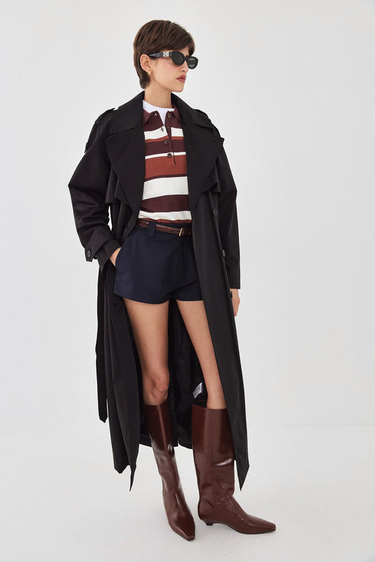 Double Breasted Trench Coat - Dé Rococo