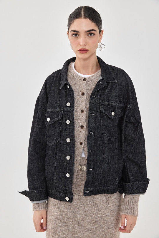 Oversized Denim Jacket - Dé Rococo