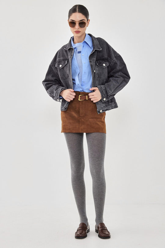 Oversized Boxy Denim Jacket - Dé Rococo