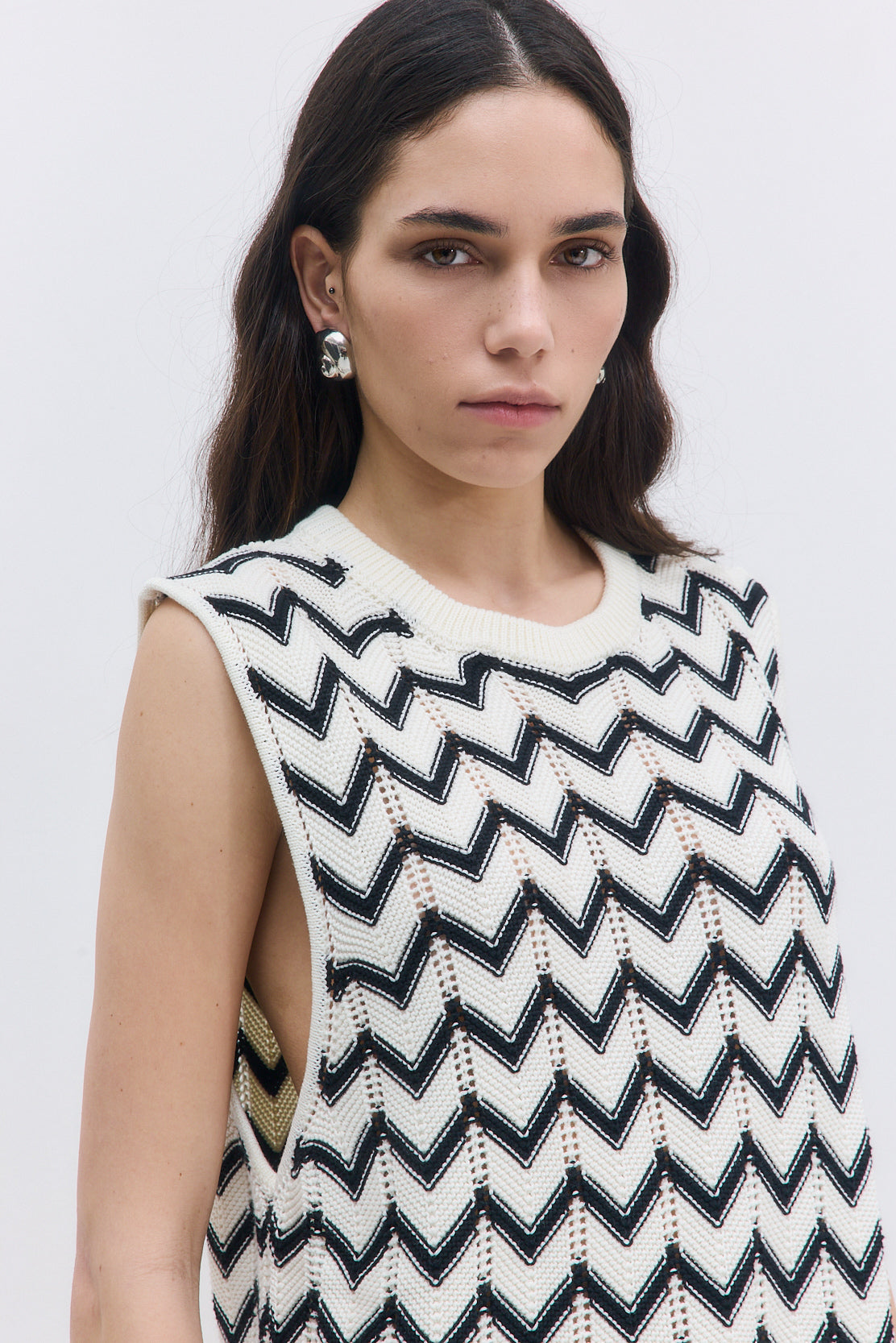 Oversized Crochet Pattern Vest