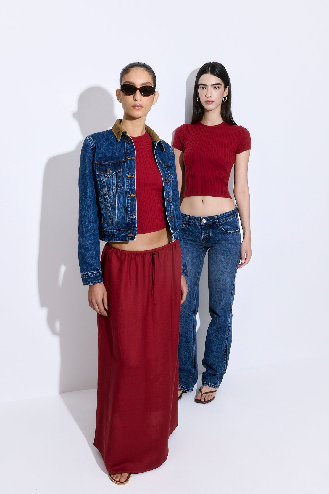 Ribbed Crew Neck Tee - Dé Rococo