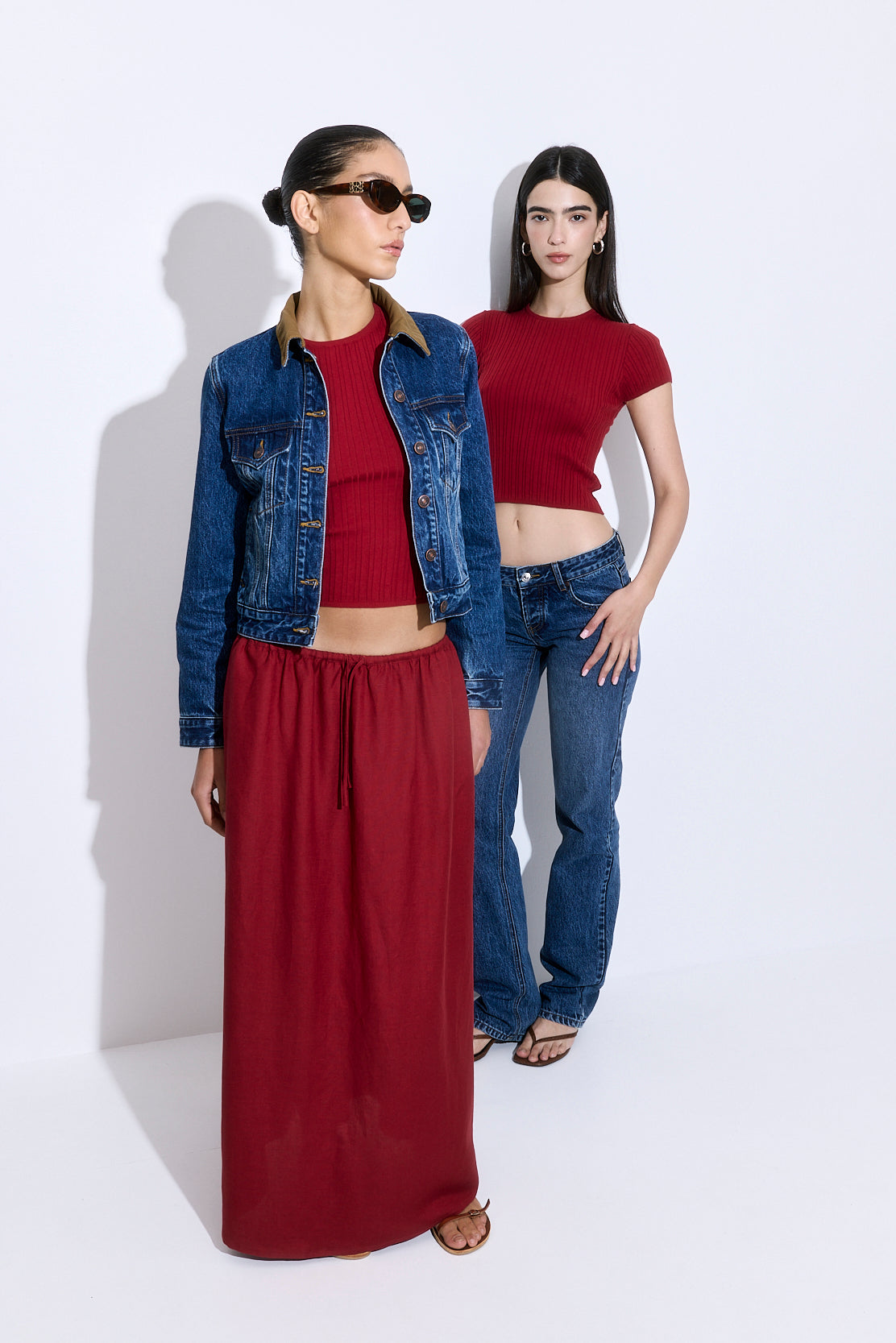 Linen Maxi Skirt - Dé Rococo