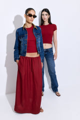 Ribbed Crew Neck Tank Top