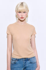 Sheer Ribbed Top