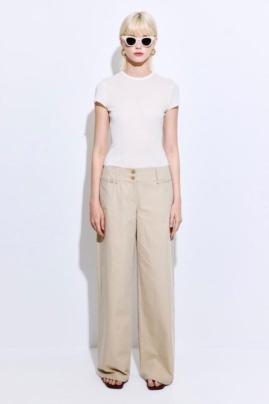 Sheer Ribbed Top - Dé Rococo