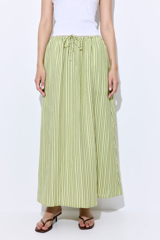 Linen Maxi Skirt - Dé Rococo