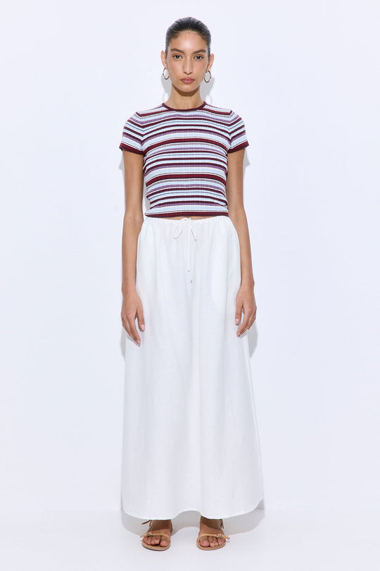 Linen Maxi Skirt - Dé Rococo