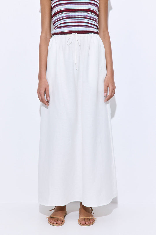 Linen Maxi Skirt - Dé Rococo