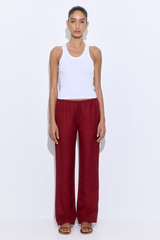 Full Length Linen Pants - Dé Rococo