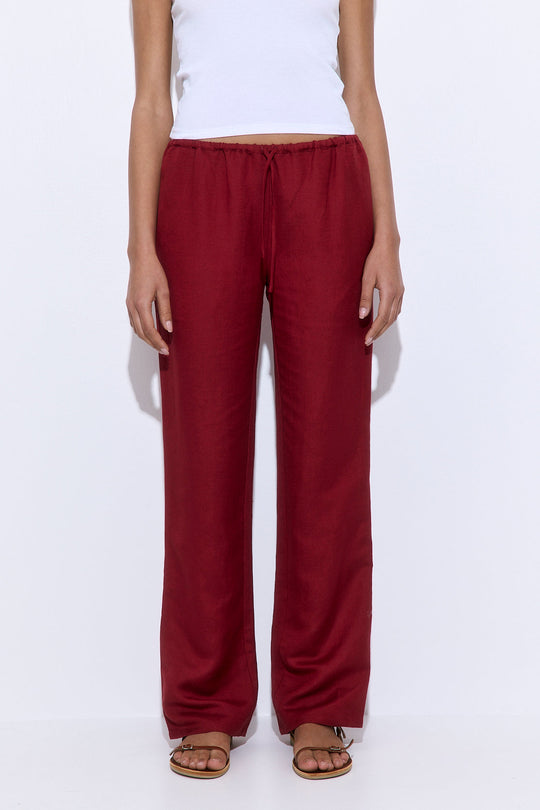 Full Length Linen Pants - Dé Rococo