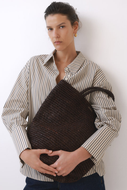 Raffia Crochet Bucket Bag - Dé Rococo