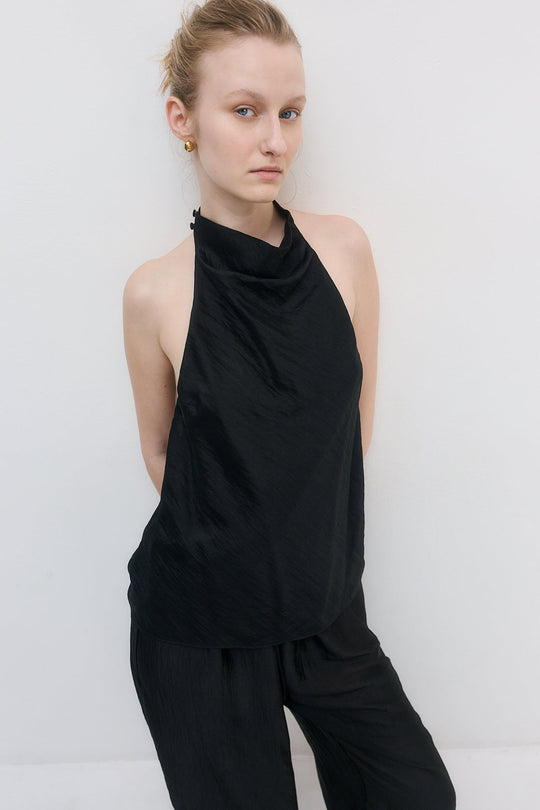 Chiffon Drape Top - Dé Rococo