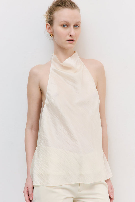 Chiffon Drape Top - Dé Rococo