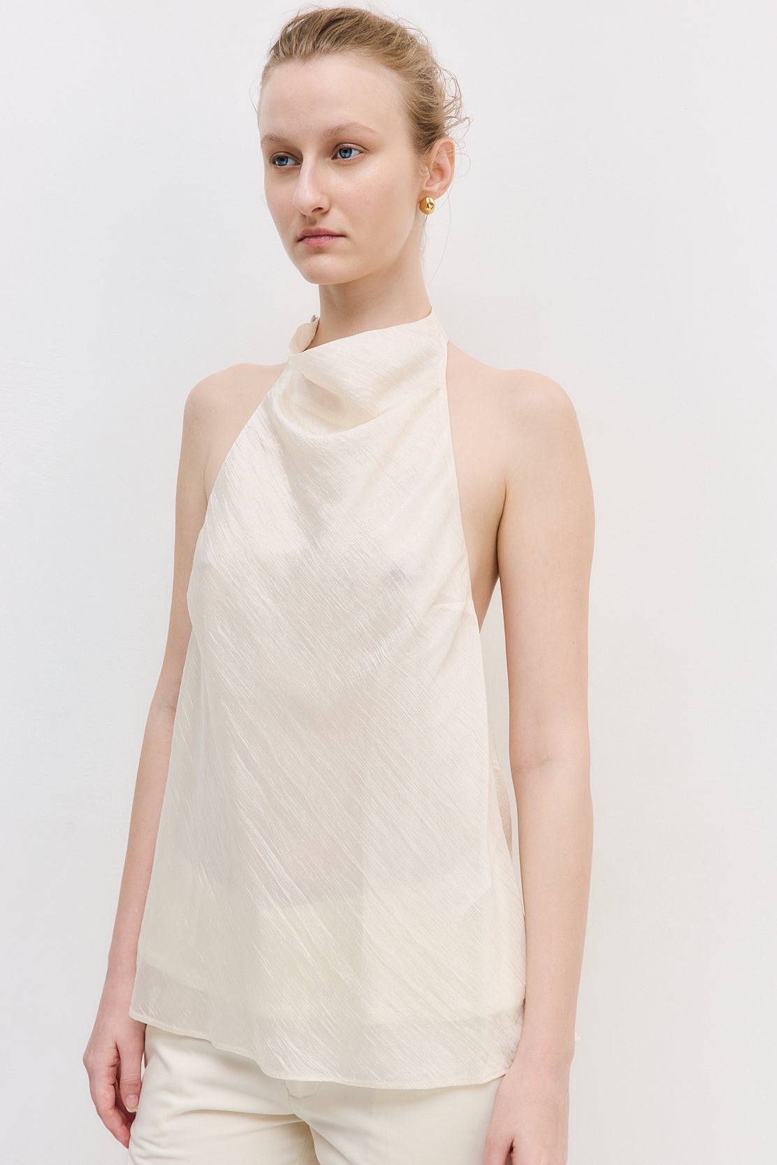 Chiffon Drape Top - Dé Rococo