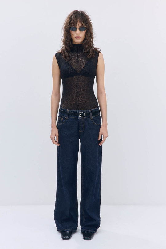 No.19| Low Rise Wide Leg Denim - Dé Rococo