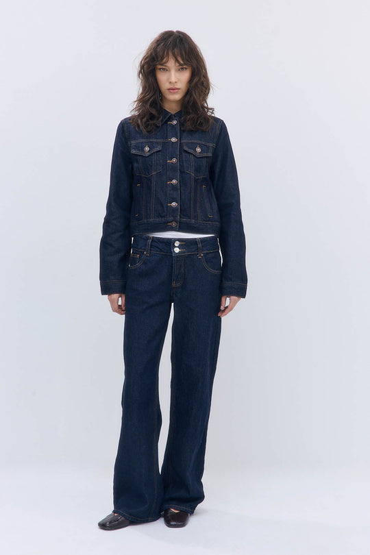 Fitted Denim Jacket - Dé Rococo