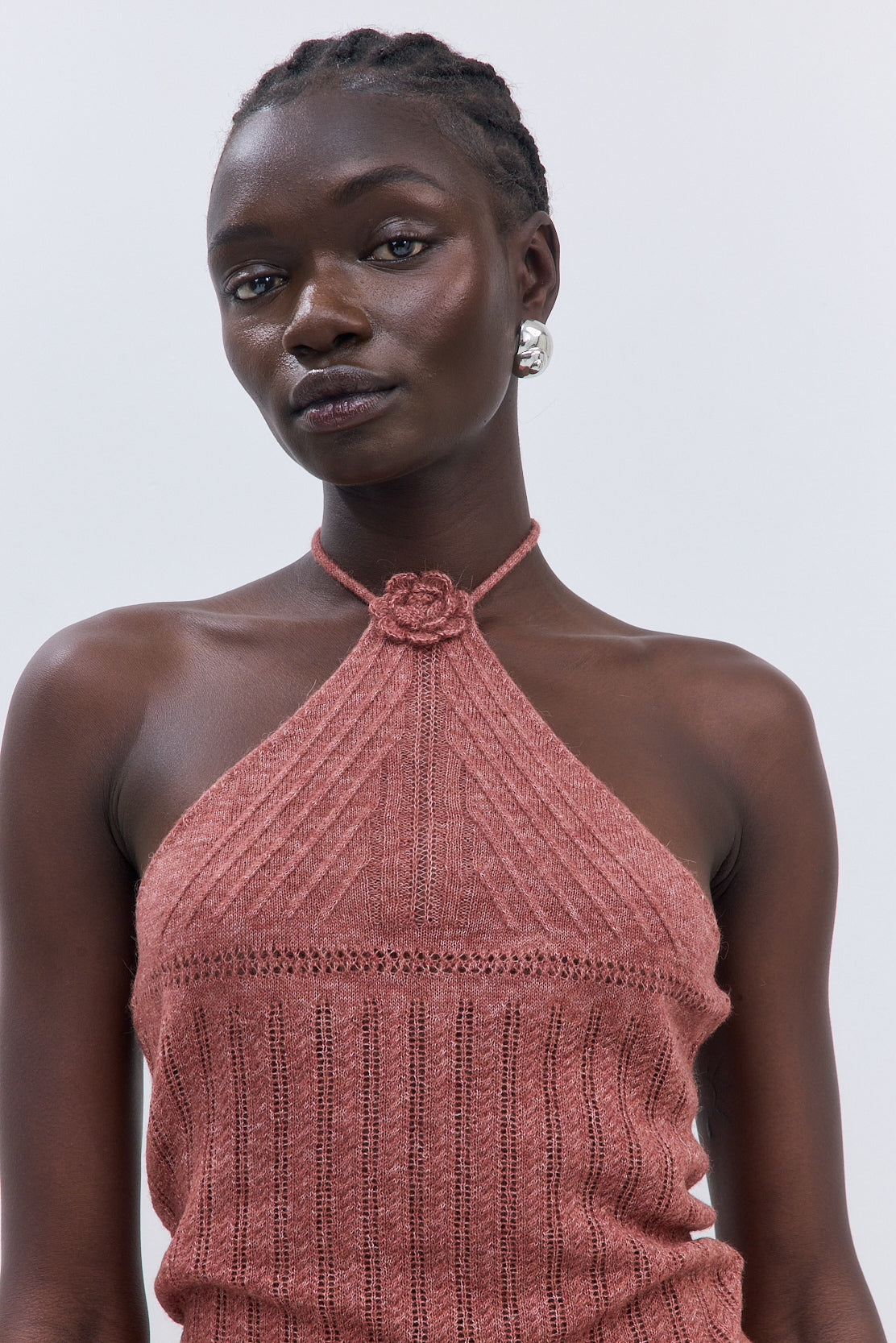 Fuzzy Halter Top - Dé Rococo