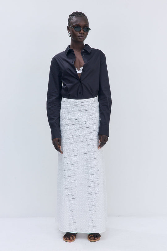 Fitted Poplin Button Down - Dé Rococo