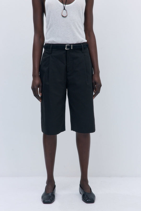 Mid Rise Bermuda Shorts