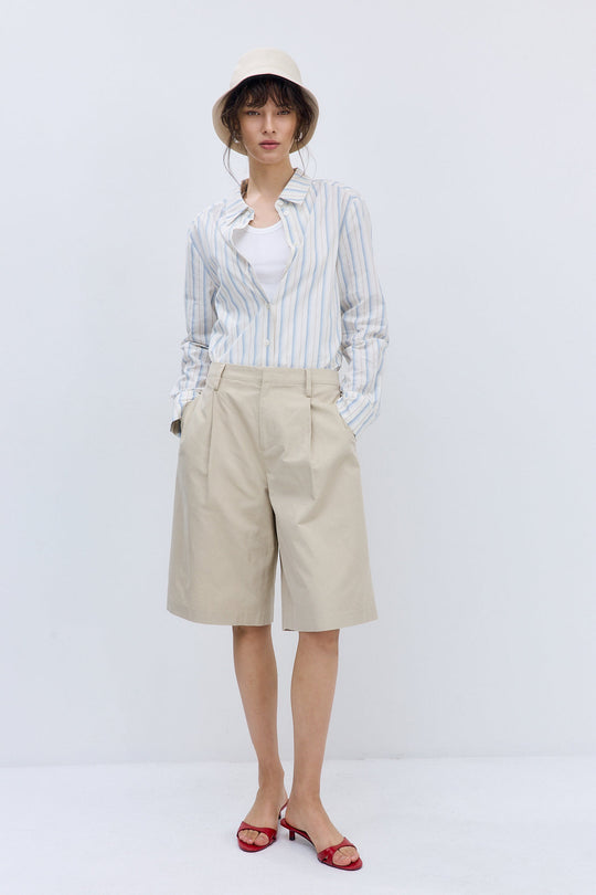 Fitted Poplin Button Down - Dé Rococo