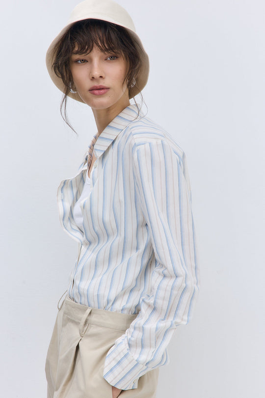 Fitted Poplin Button Down - Dé Rococo