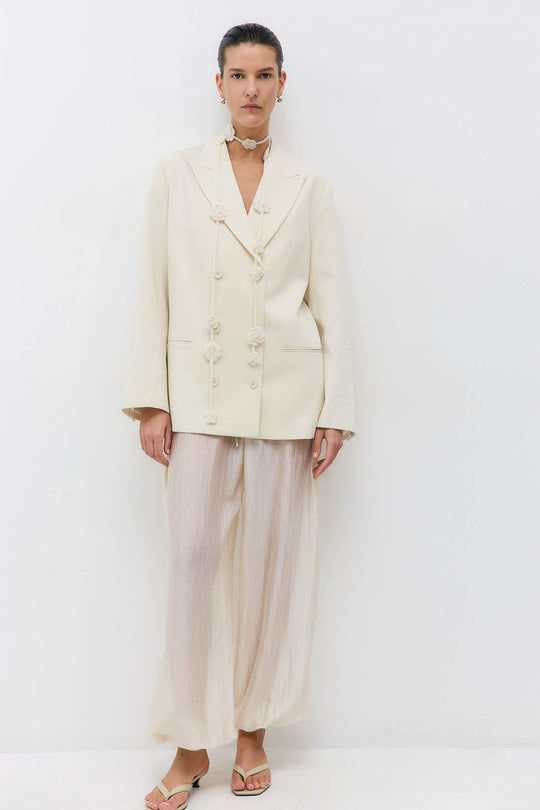 Oversized Double Breasted Daddy Blazer - Dé Rococo