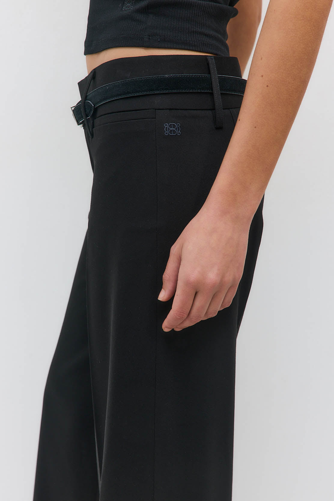 Wide Belt Daddy Pants
