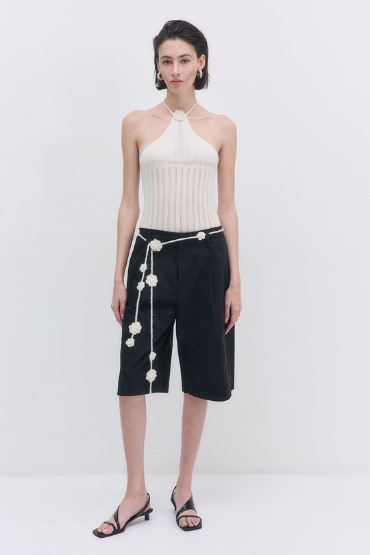 Fuzzy Halter Top - Dé Rococo