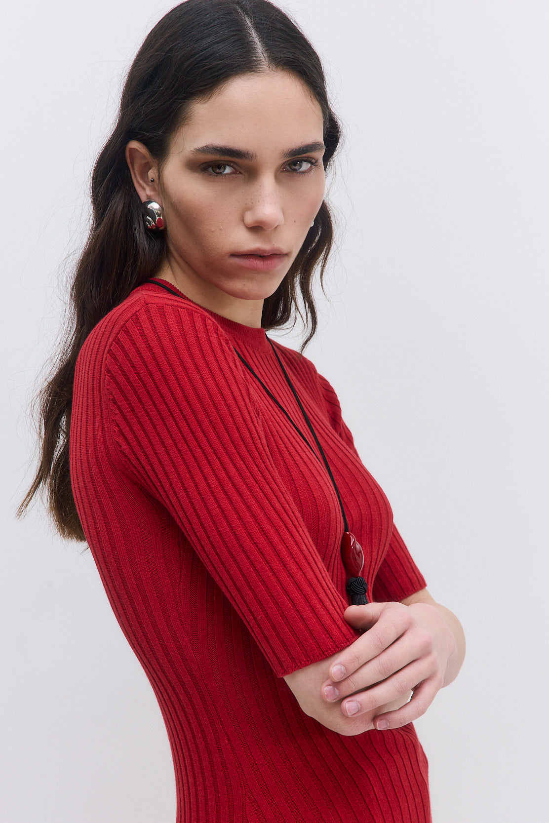 Ribbed Mini Dress