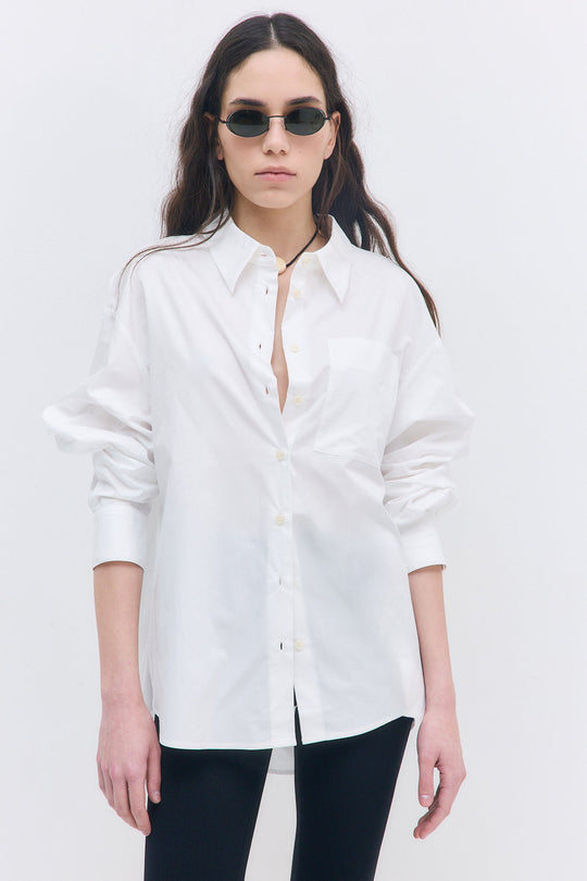 Oversized Poplin Button Down - Dé Rococo